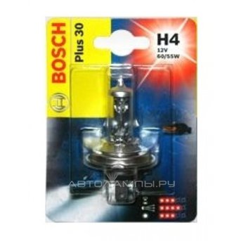 H4 12V- 60/55W (P43t) ( +30% �����) Plus 30 1987302042